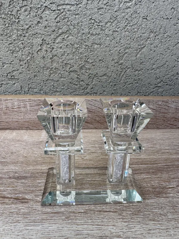 פמוטי זכוכית דגם "תהילה"